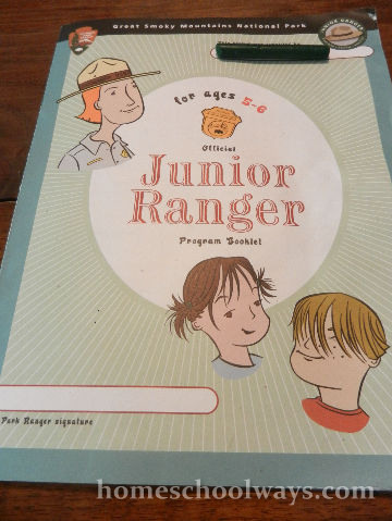 Jr. Ranger Booklet