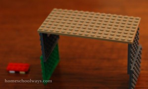 LEGO Tent Macro Scale