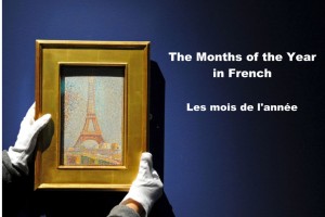 The months of the year in French