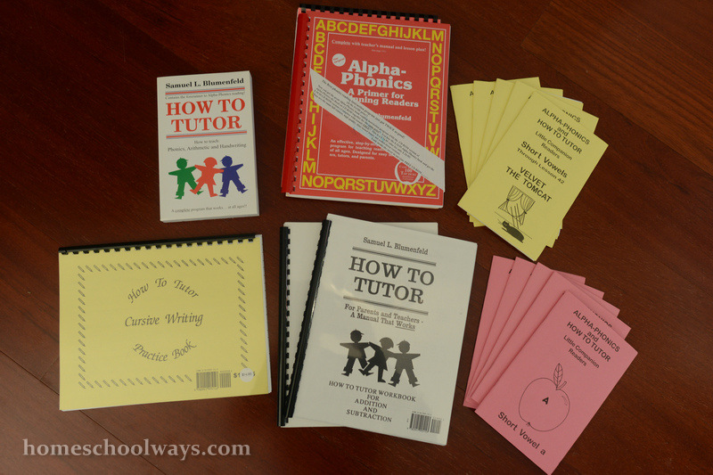 Alpha-Phonics Textbook, Workbook, Readers and How to Tutor the 3Rs Set 