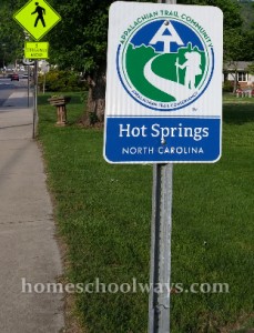 Hot Springs AT Sign