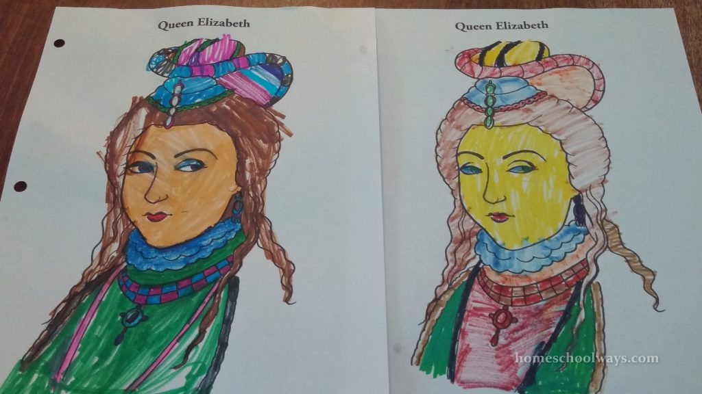 Good Queen Bess Coloring Page