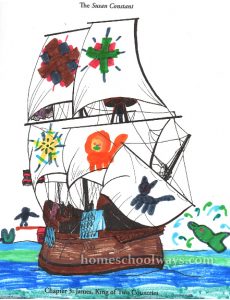 The Susan Constant Coloring Page