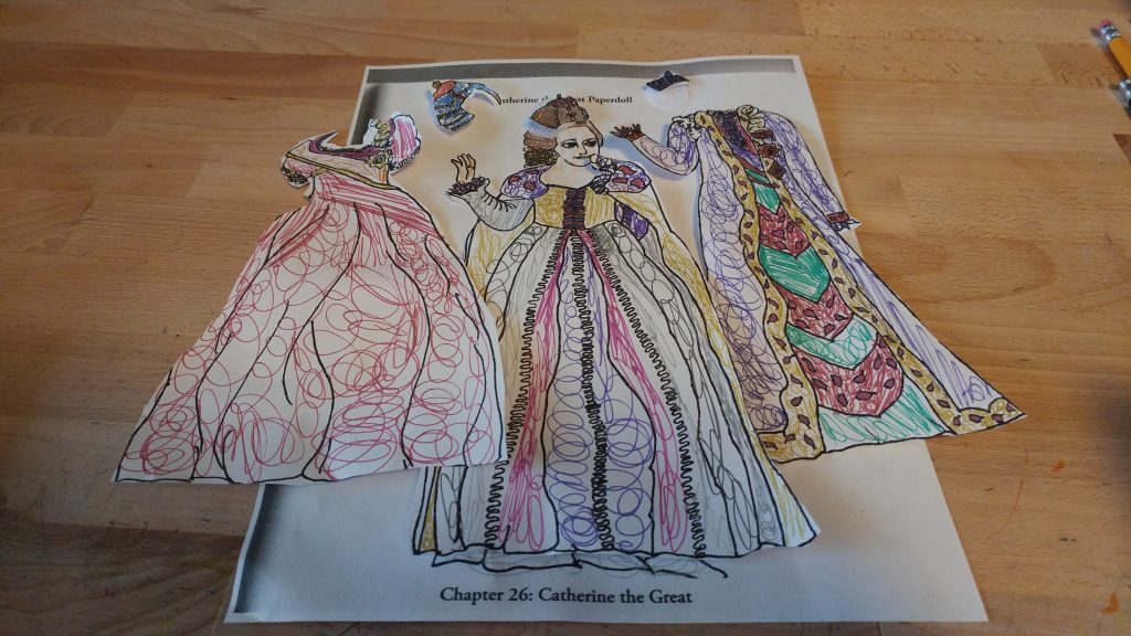 Catherine the Great Paper Dolls