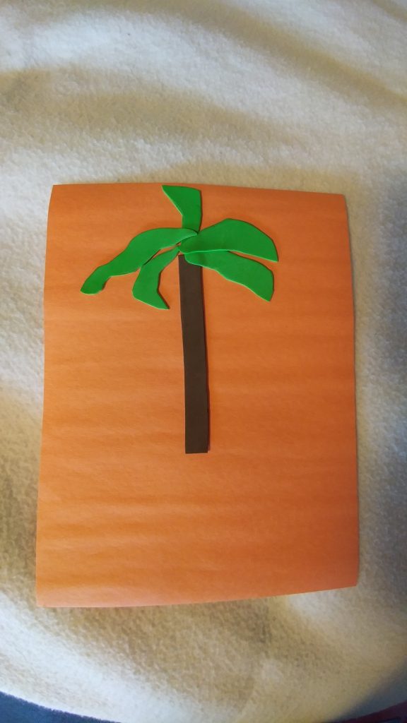 Symbol of Haiti - the palm tree