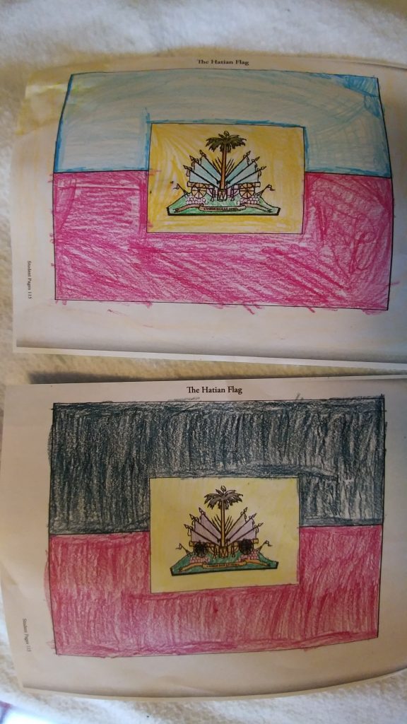 Haitian flags