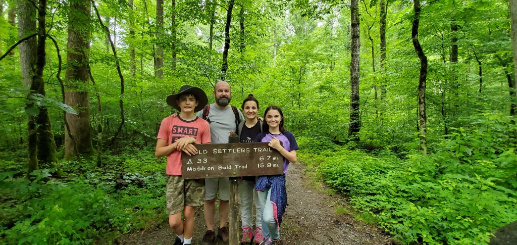 Family on a Hike