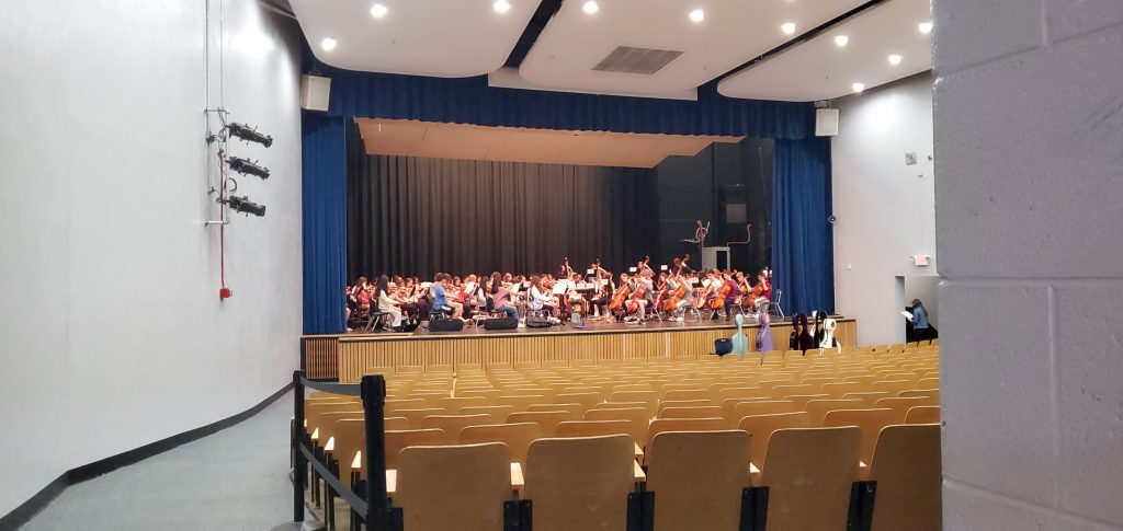 KSYO Youth Chamber Orchestra in rehearsal