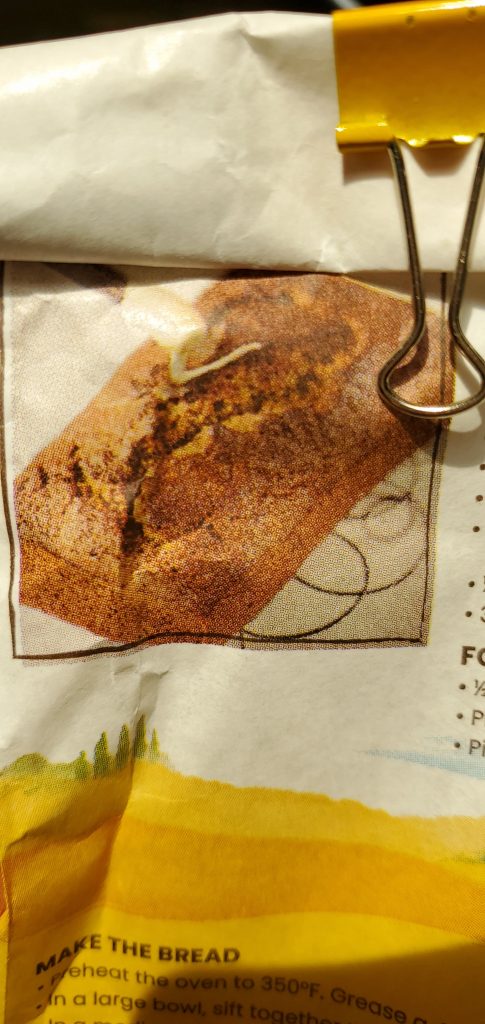 Einkorn banana bread package picture