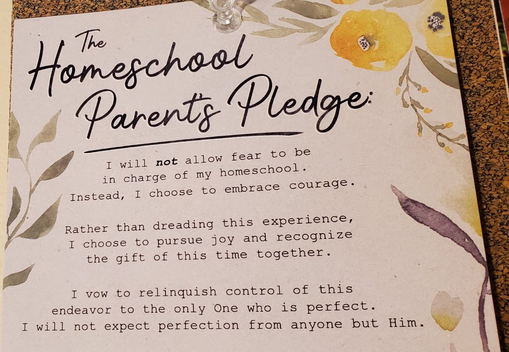 Homeschool Parents' Pledge
