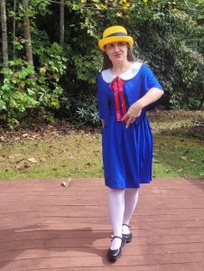 Adriana Zoder in a Madeleine costume