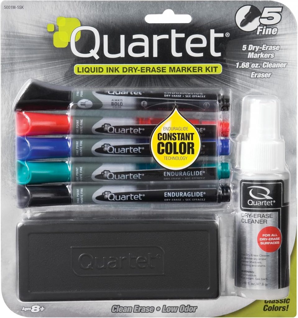 Markers and Eraser Set